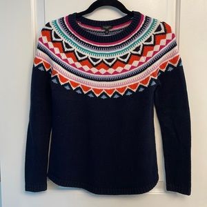 Talbots Fair Isle Sweater SP